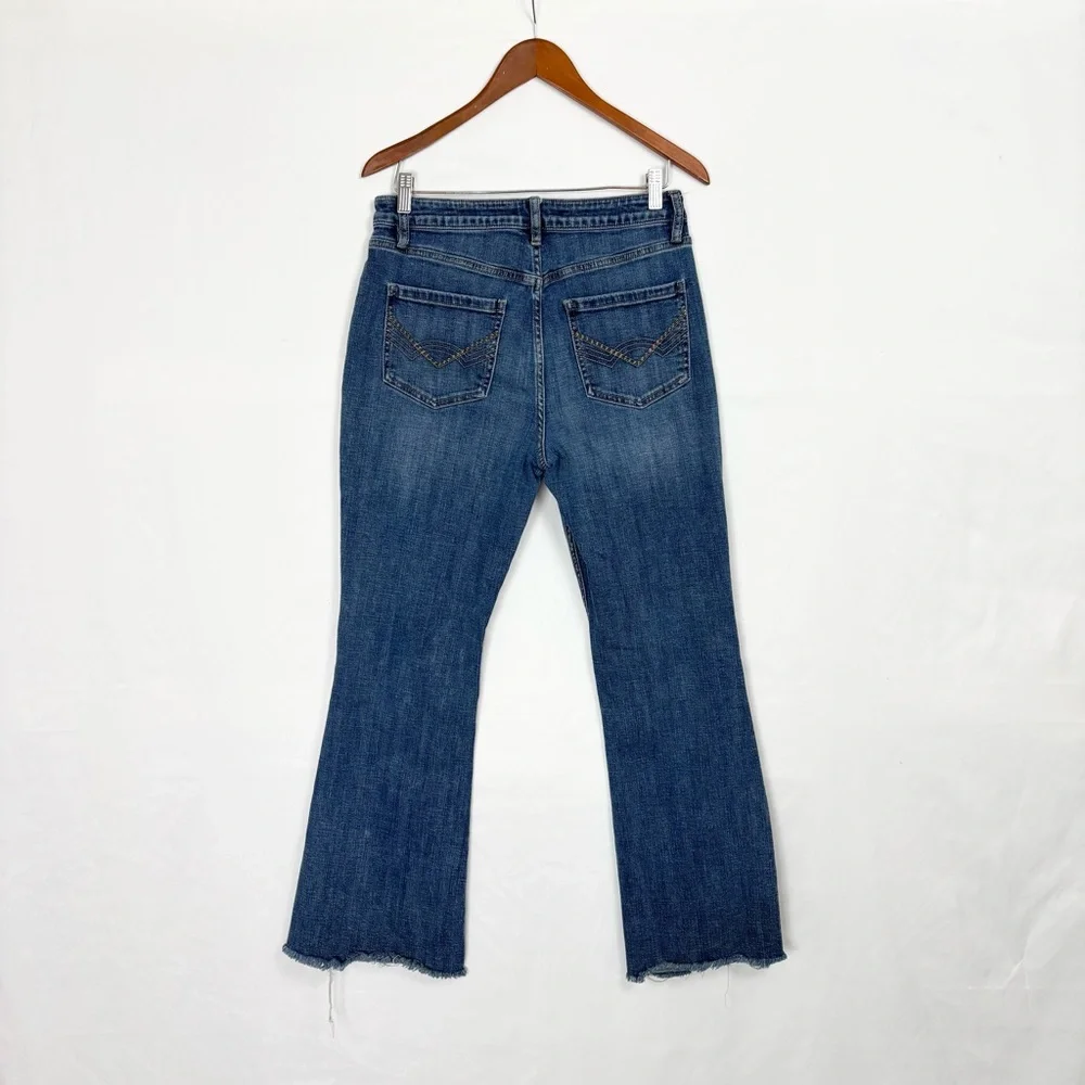 Idyllwind Holland Medium Wash‎ Contrast Panels High Risin Stretch Bootcut Jeans
